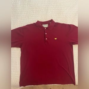 Masters short sleeve polo. Pique polo in large. Logo on chest⛳️